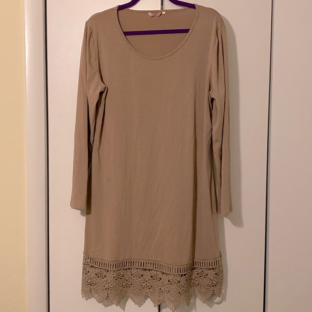 Tan dress